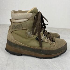 Meindl Womens Hiking Boots 5 Womens Goretex Tan Br